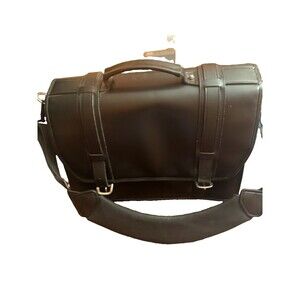 Aston Leather Conrad Double Compartment Briefcase